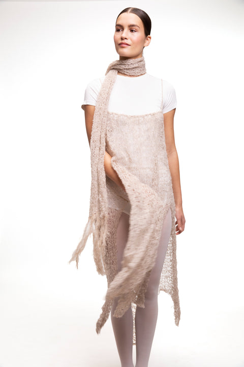 Mosi dress and scarf set